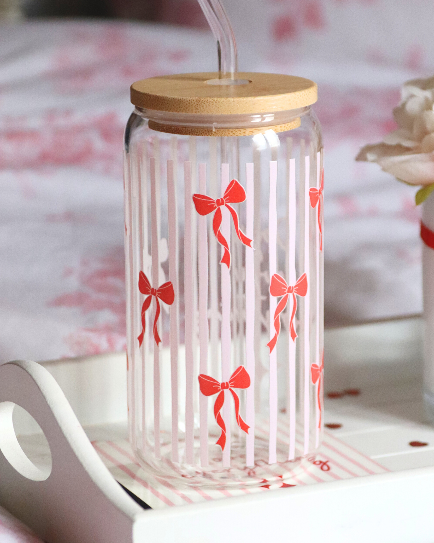 Dogs Over Everything Bamboo Glass Cup