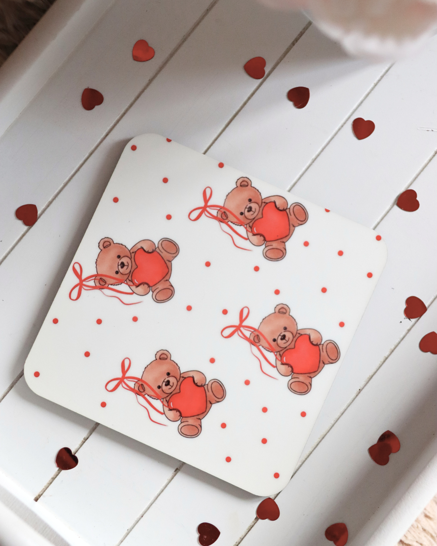 You Make Me Beary Happy Coaster