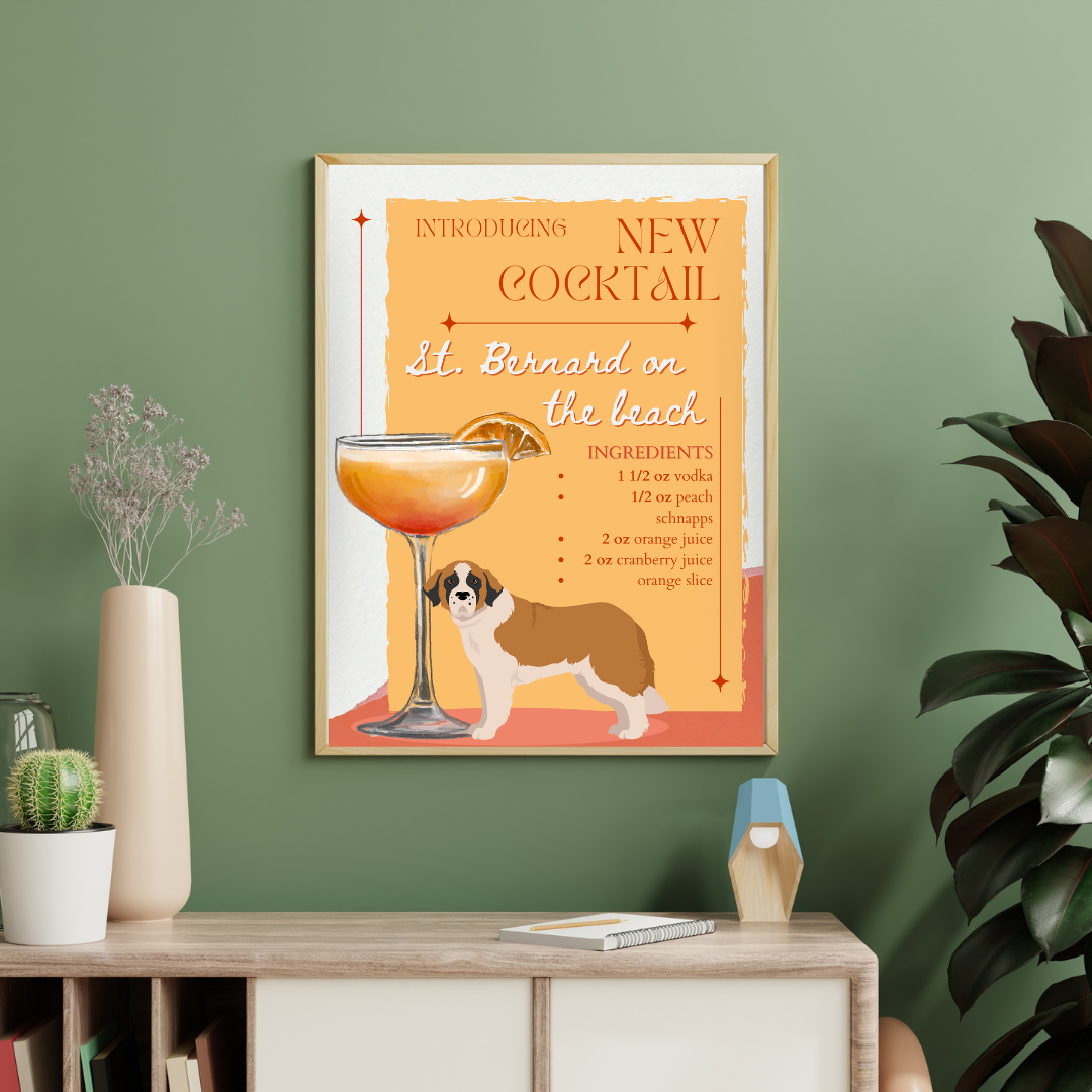 St Bernard On The Beach