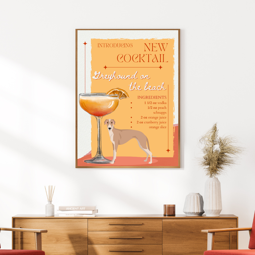 Greyhound On The Beach