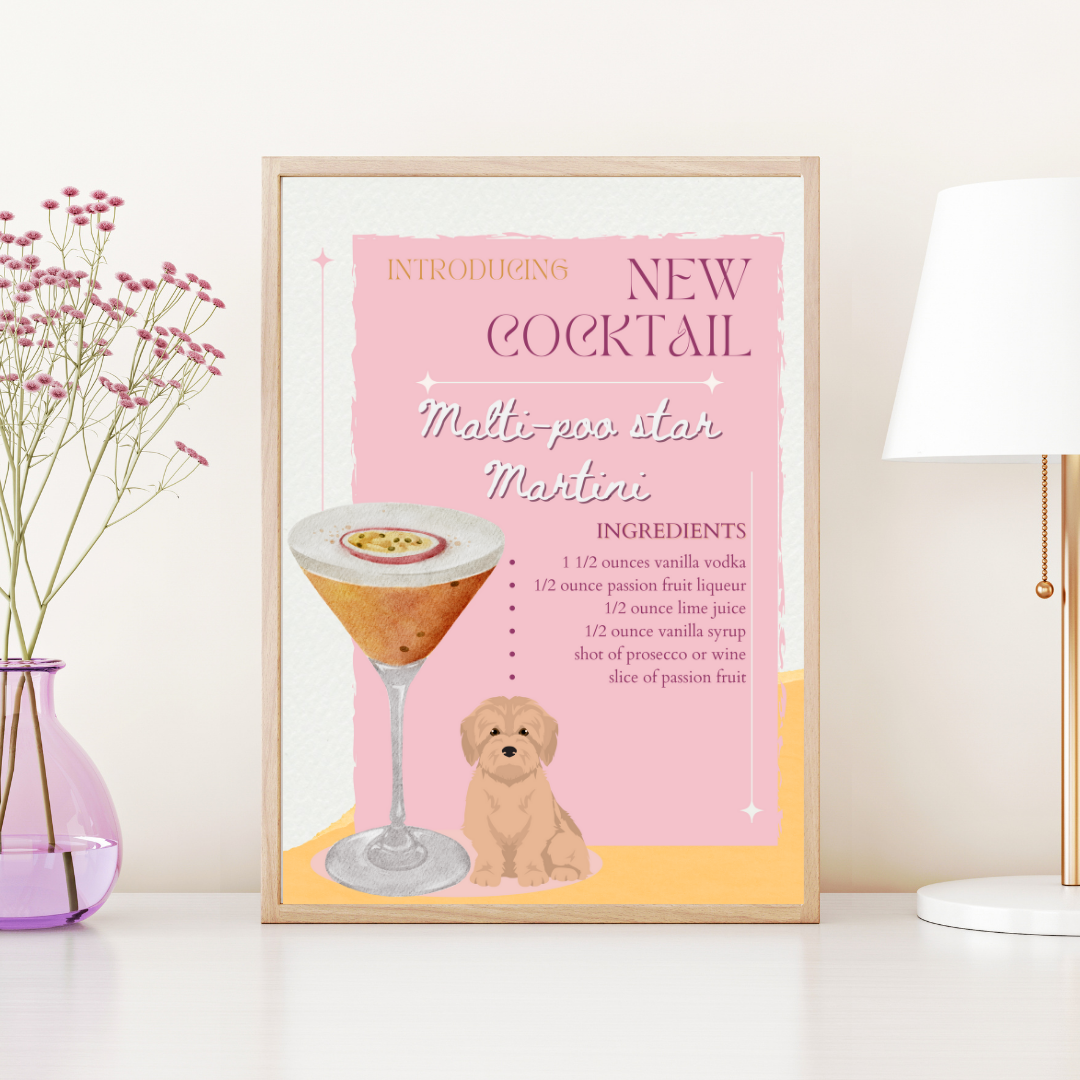 Malti-poo Star Martini