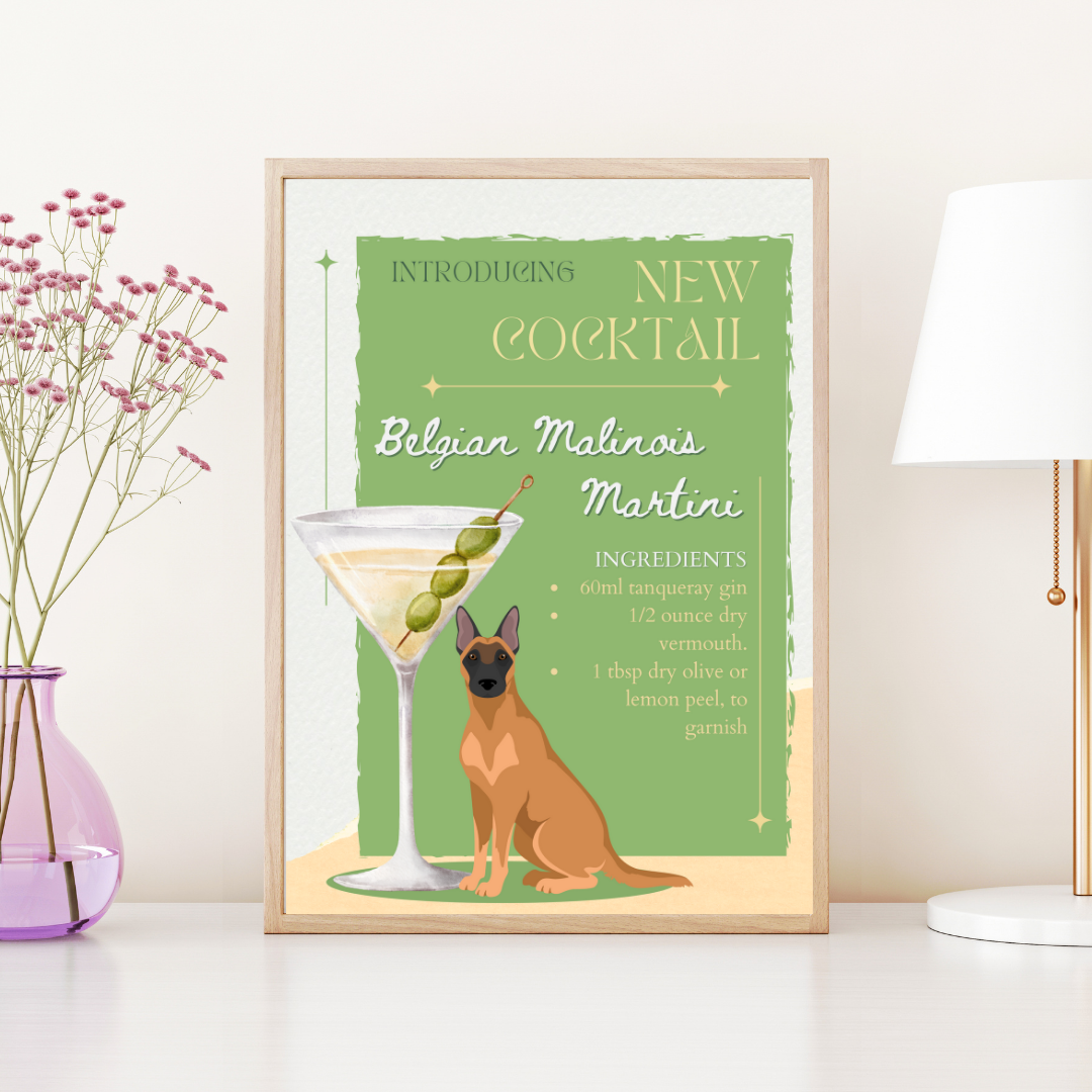 Belgian Malinois Martini
