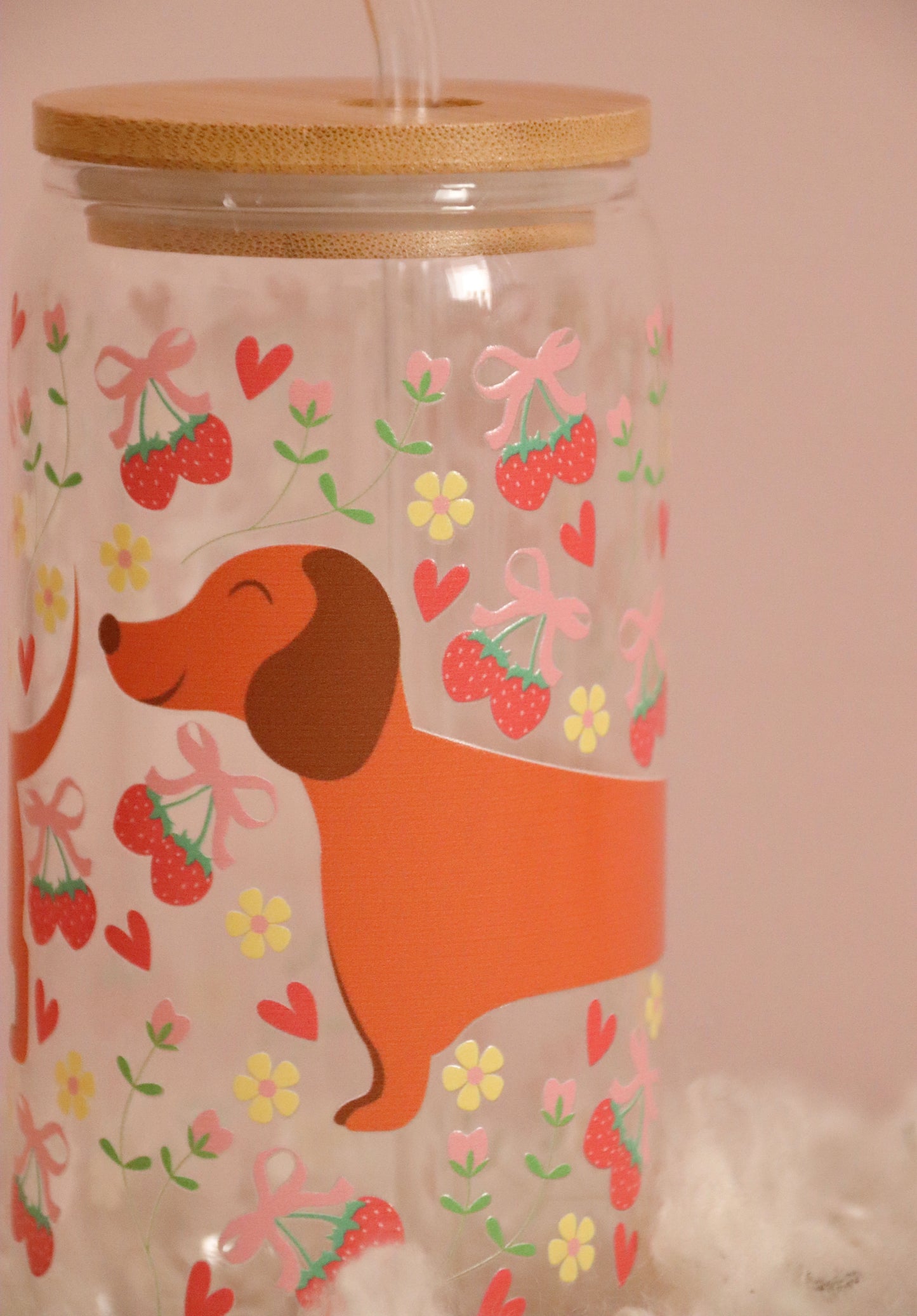 Dachshund Strawberry Wrap