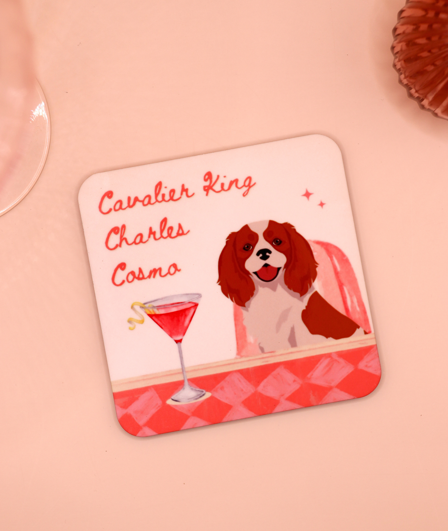 Cavalier King Charles Cosmo Coaster (Custom Fur Coat)