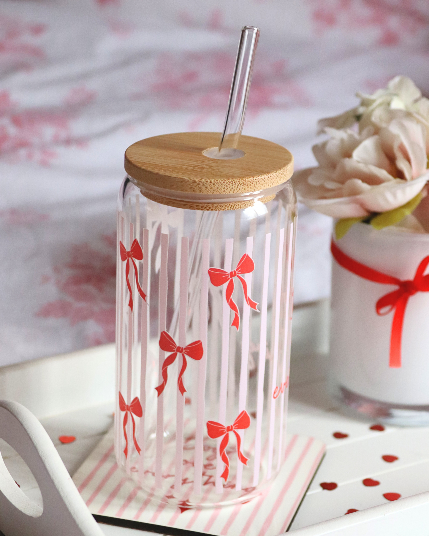 Dogs Over Everything Bamboo Glass Cup