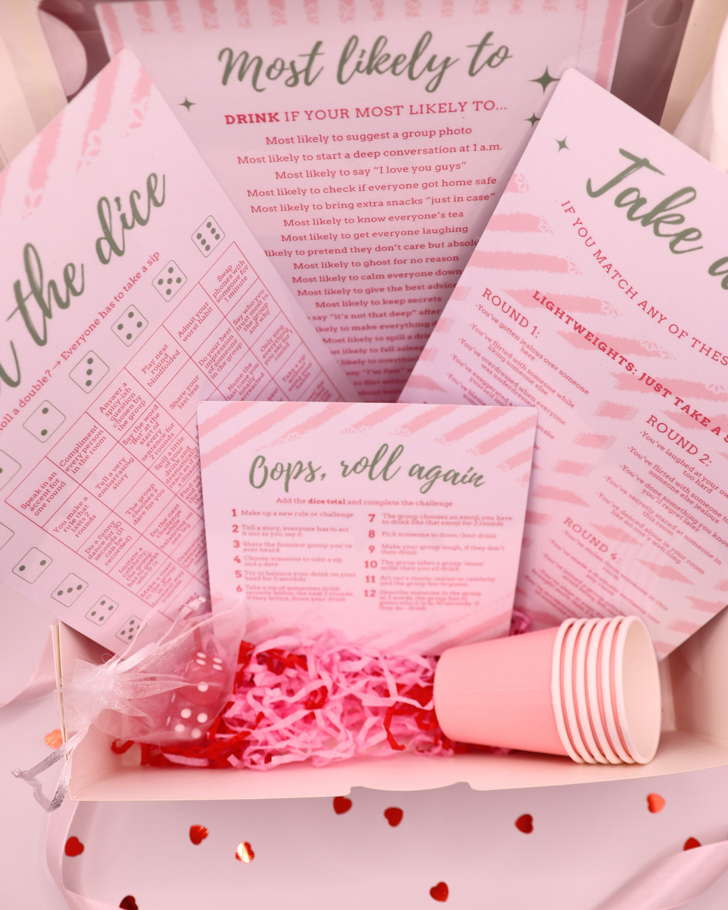 Galentines Drinking Party Box - Girls Night In