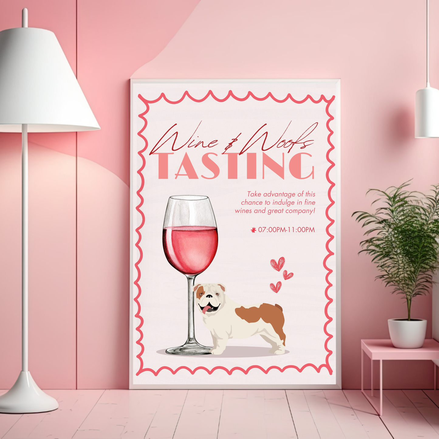 English Bulldog Wine