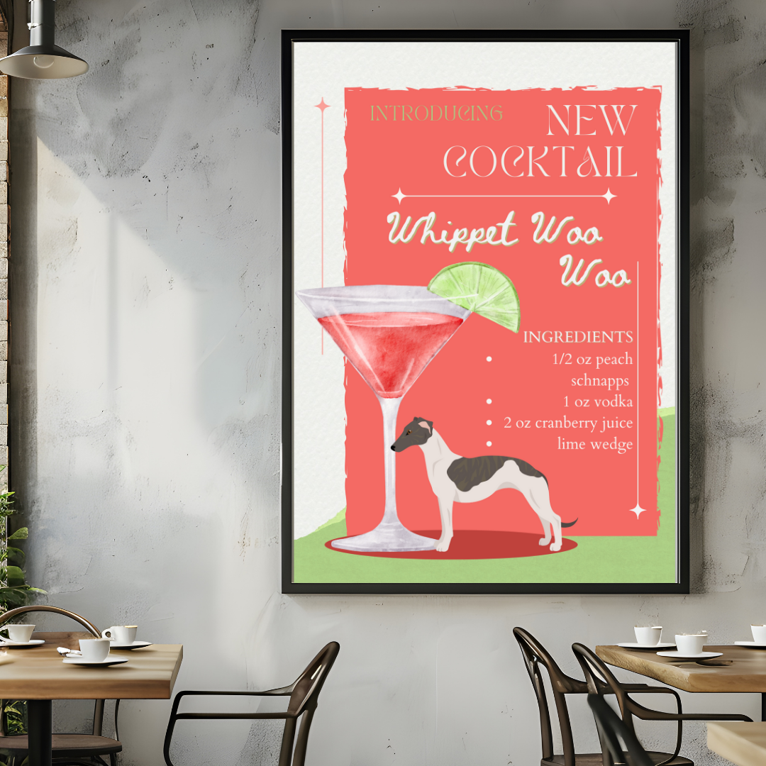 Whippet Woo Woo Poster