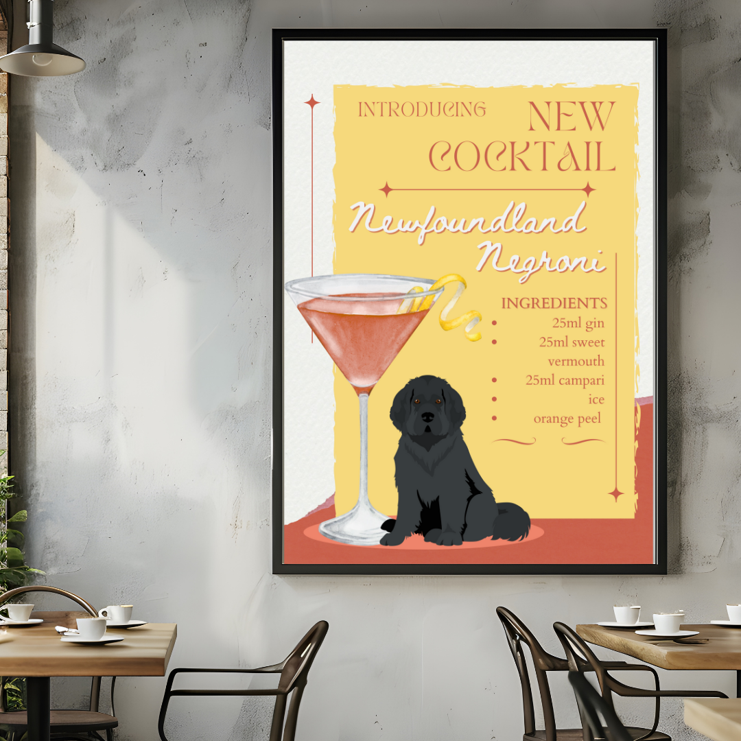 Newfoundland Negroni Poster