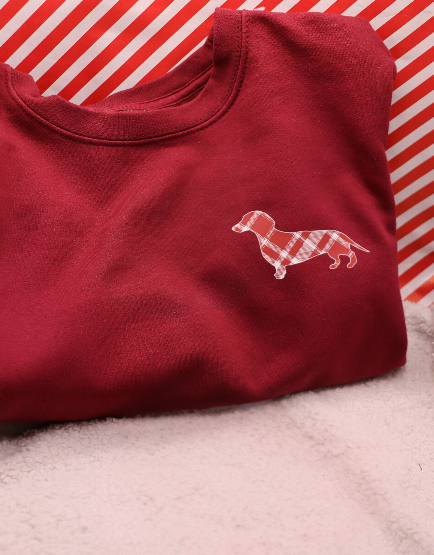 Plaid Dog Sweatshirt