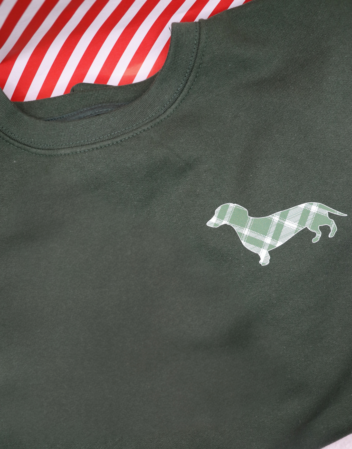 Plaid Dog Sweatshirt