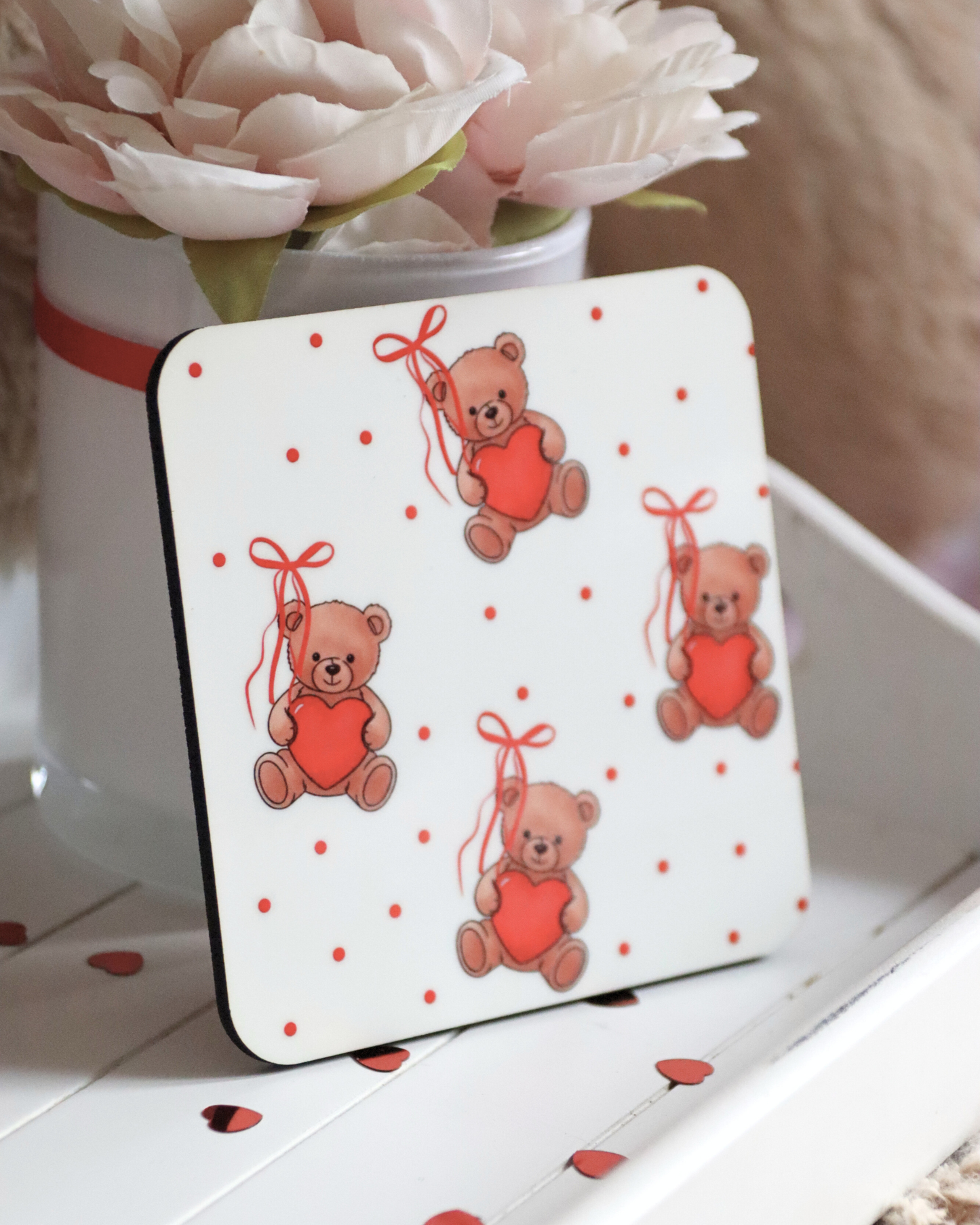 You Make Me Beary Happy Coaster