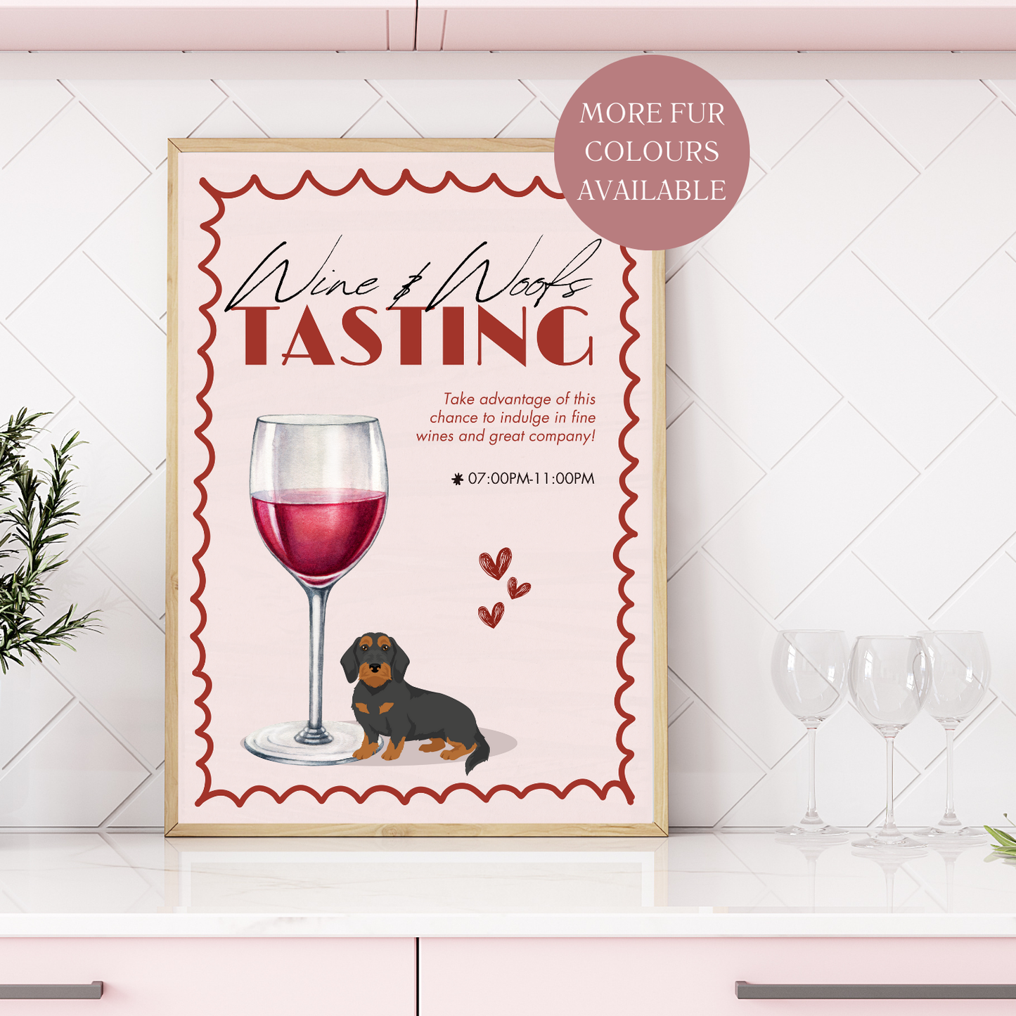 Dachshund Wire-Haired Wine