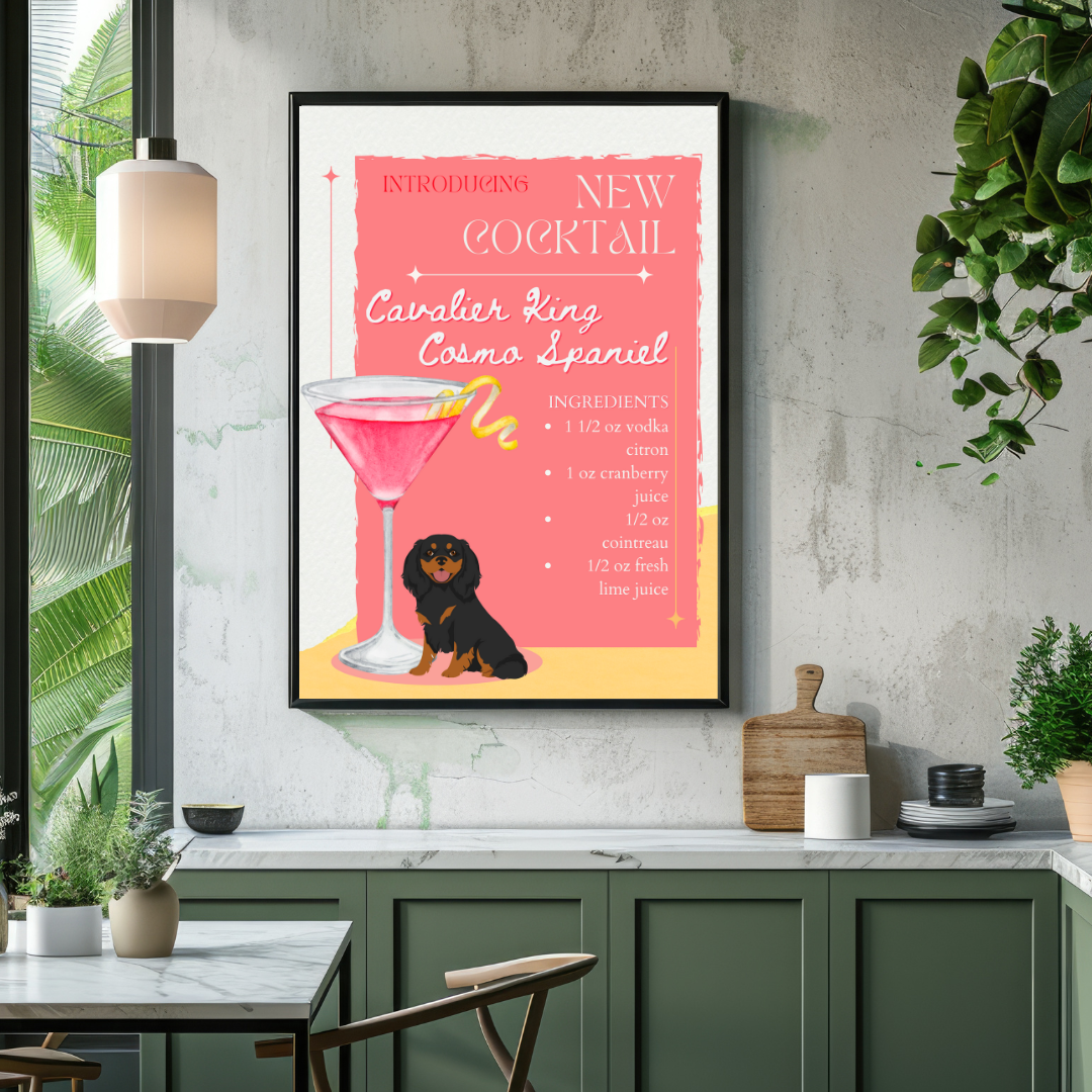 Cavalier King Cosmo Spaniel Poster