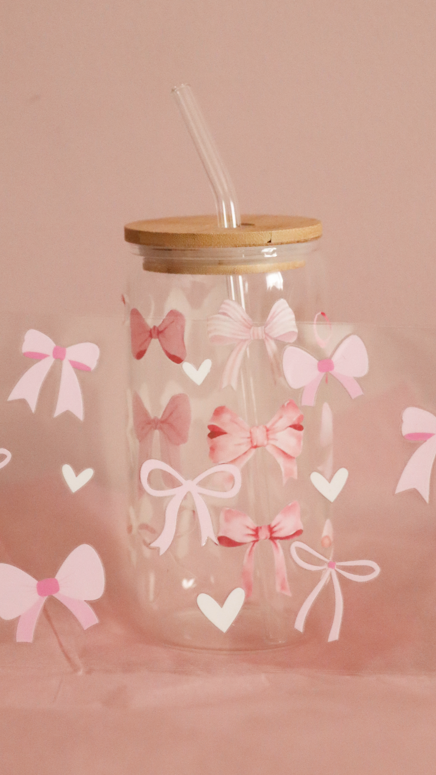 Choose Your Own Bow Glass Cup