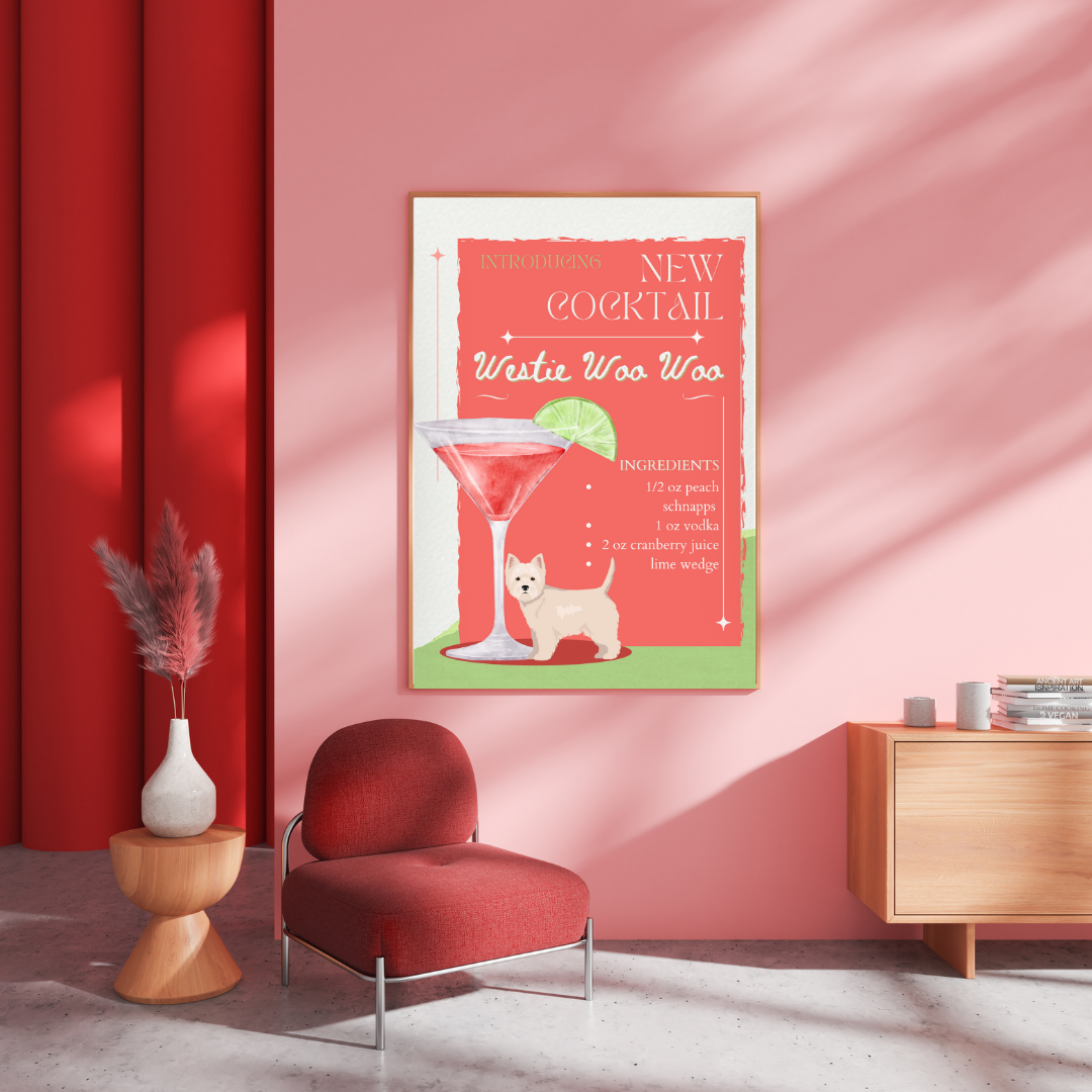 Westie Woo Woo Poster