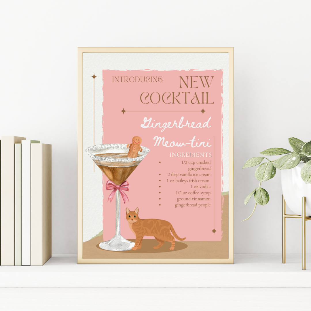Gingerbread Meow-tini