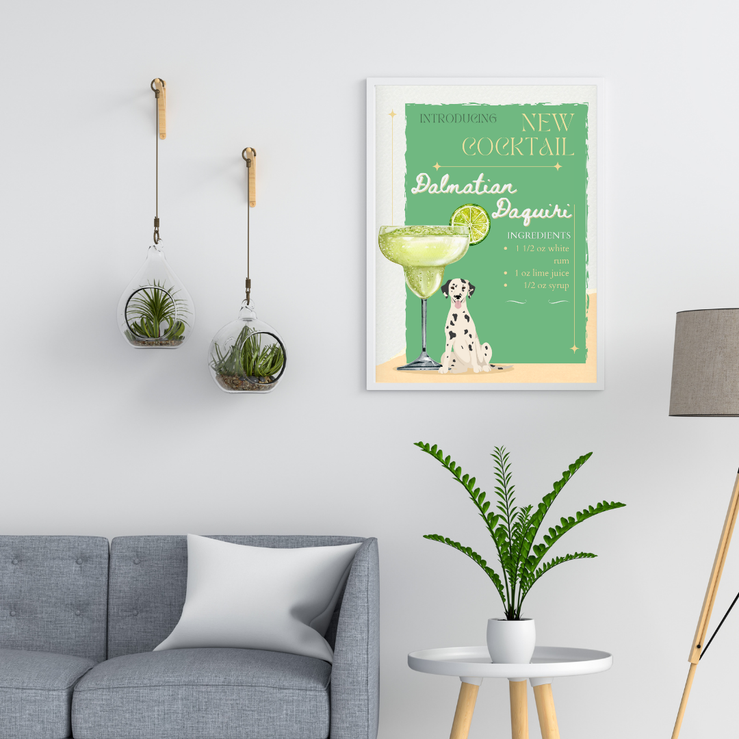 Dalmatian Daquiri Poster