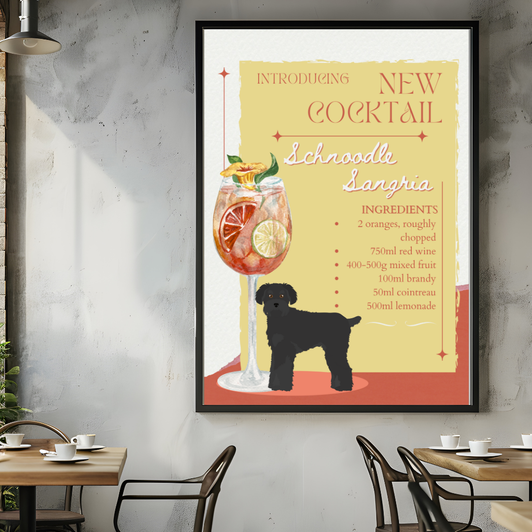 Schnoodle Sangria Poster