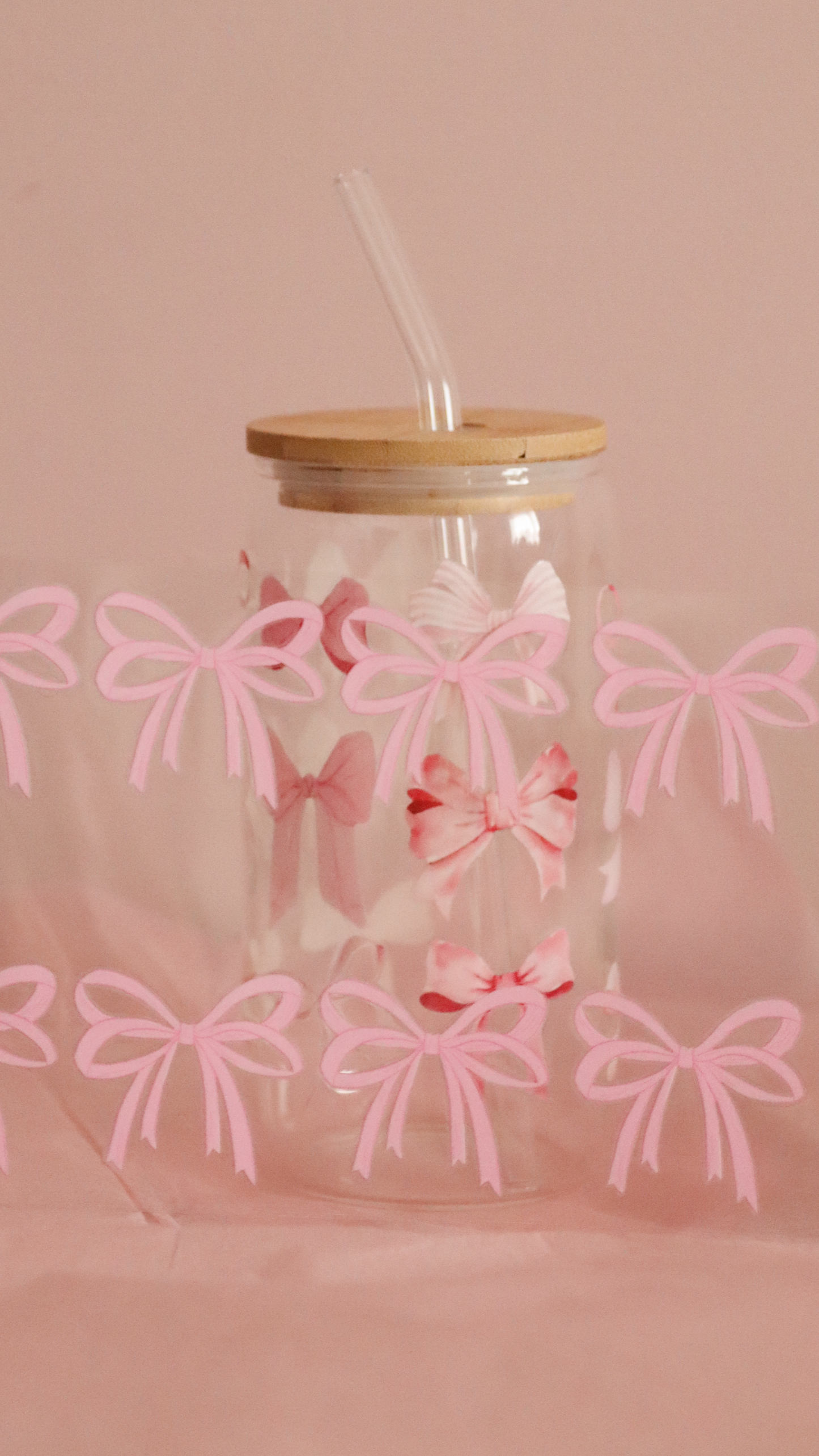 Choose Your Own Bow Glass Cup