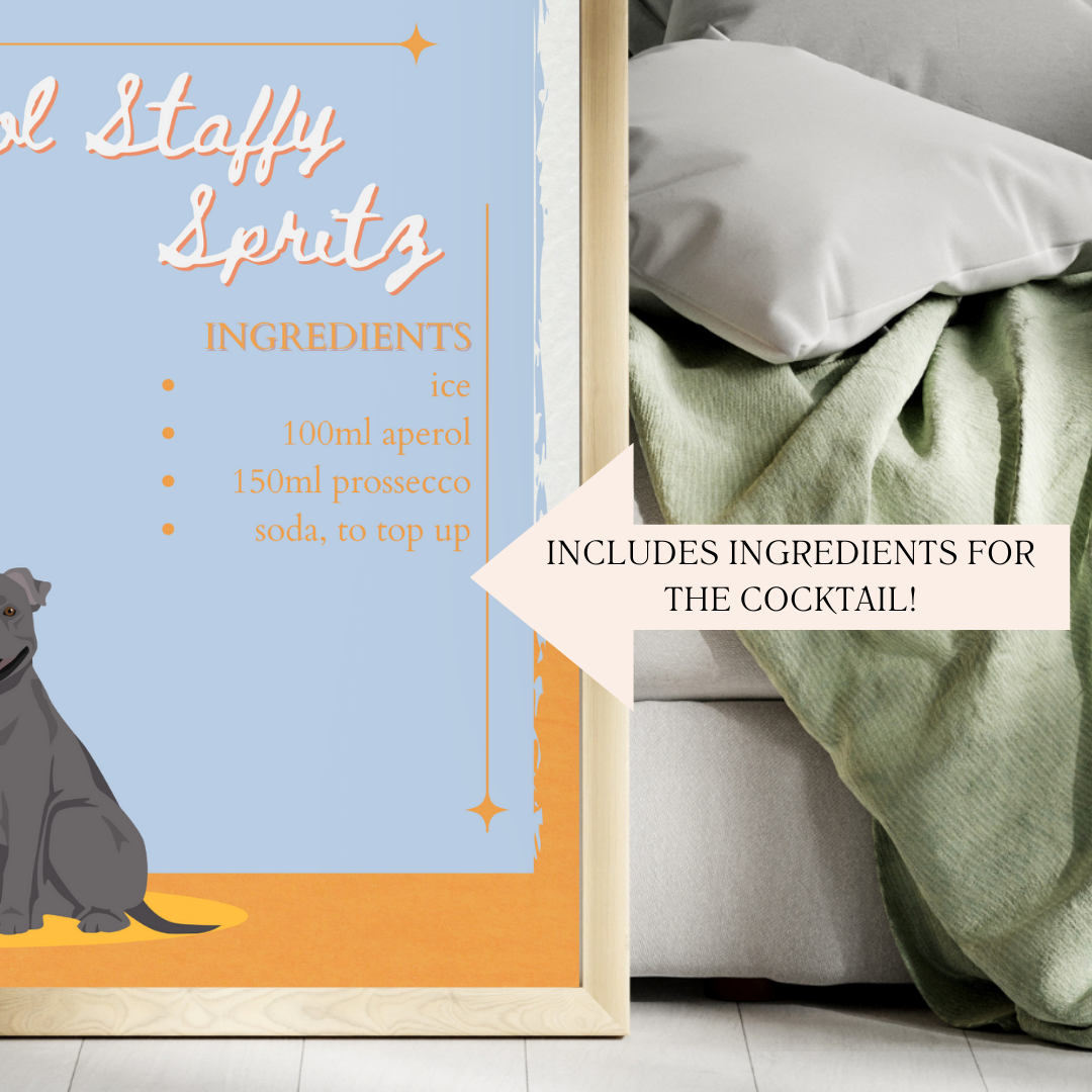 Aperol Staffy Spritz Poster