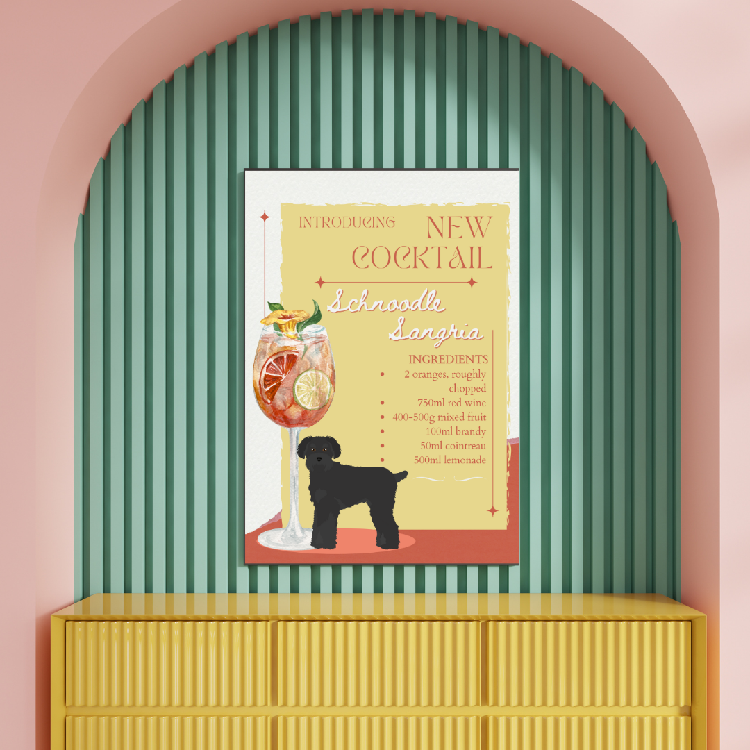 Schnoodle Sangria Poster