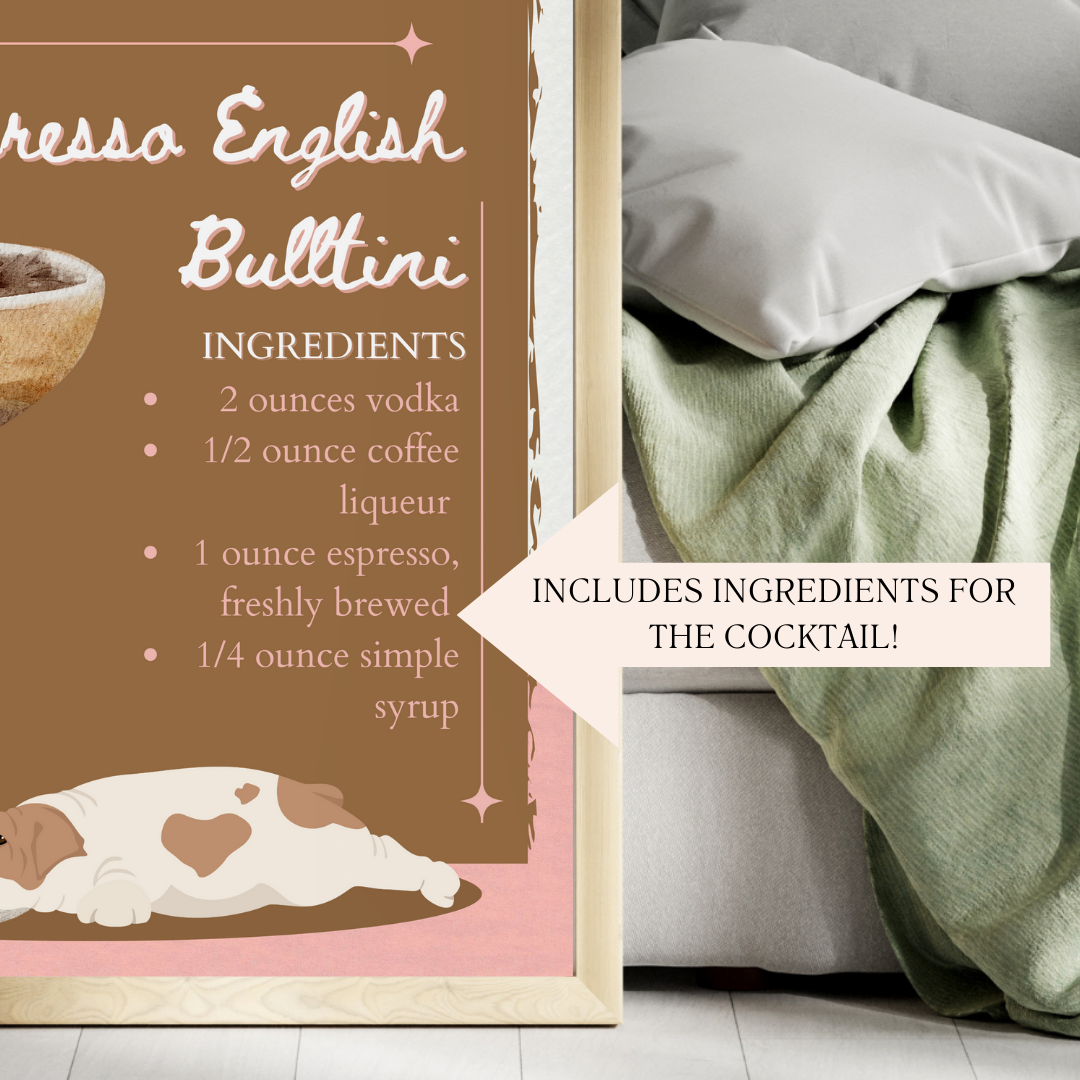 Espresso English Bulltini Poster