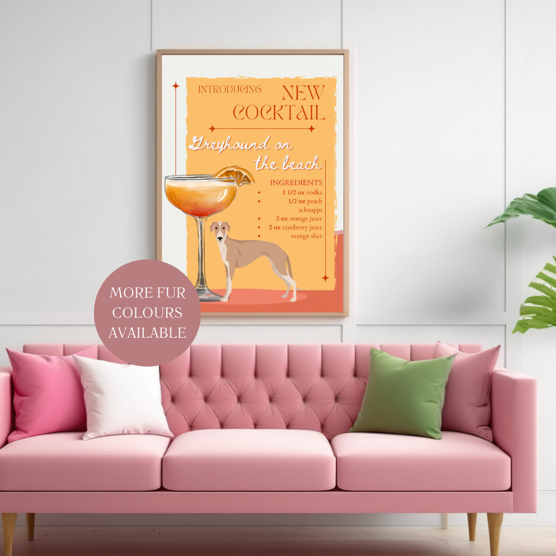 Greyhound On The Beach