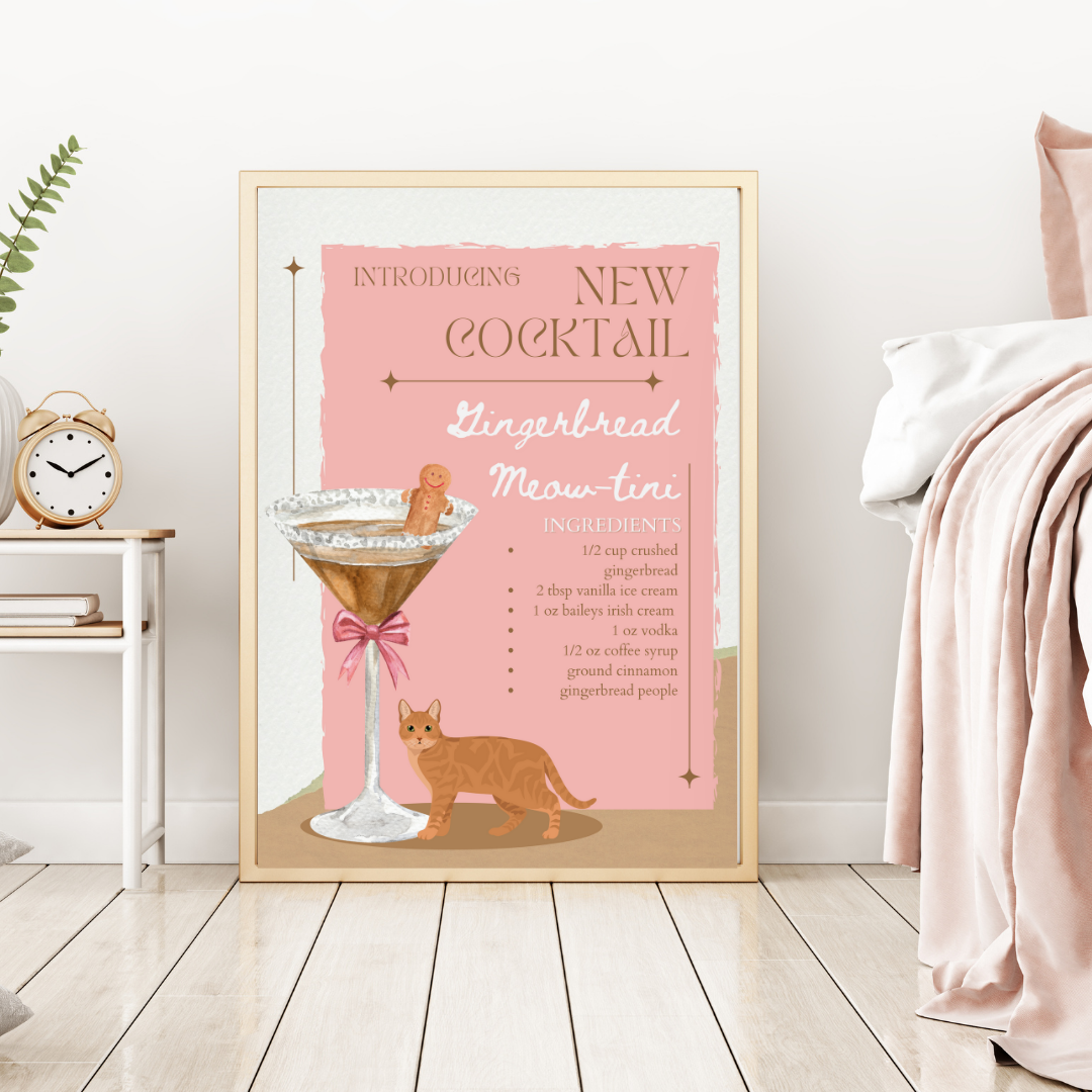 Gingerbread Meow-tini