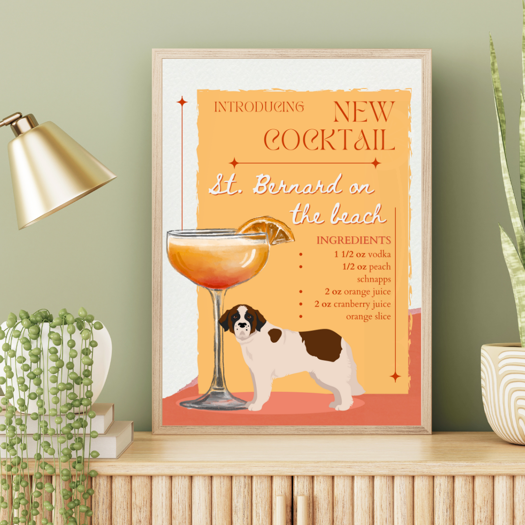 St Bernard On The Beach