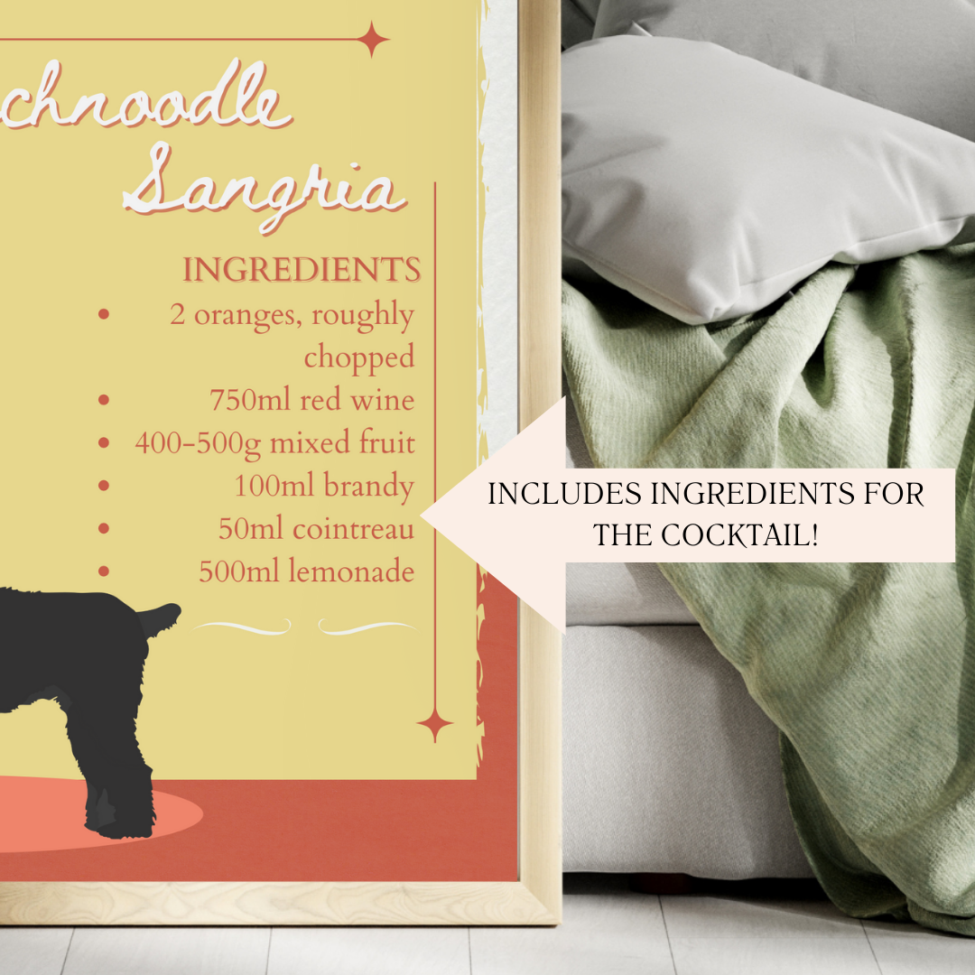 Schnoodle Sangria Poster