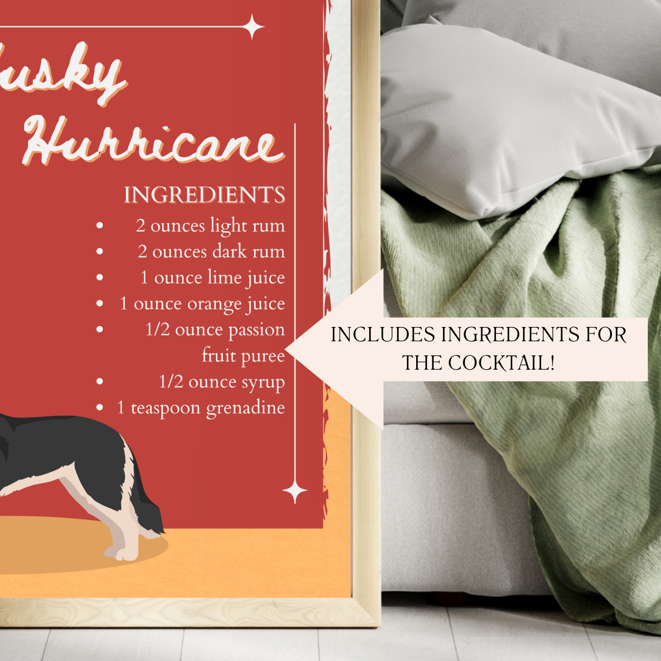 Husky Hurricane Poster