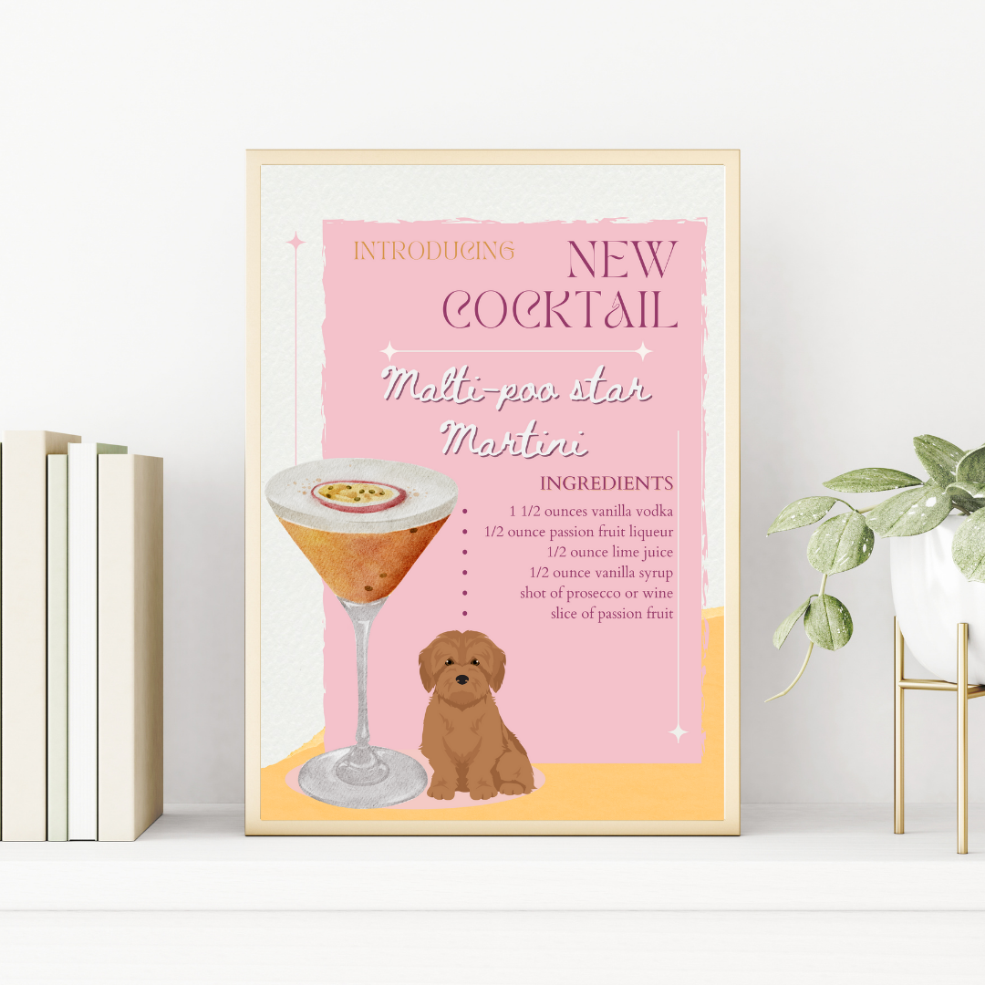 Malti-poo Star Martini