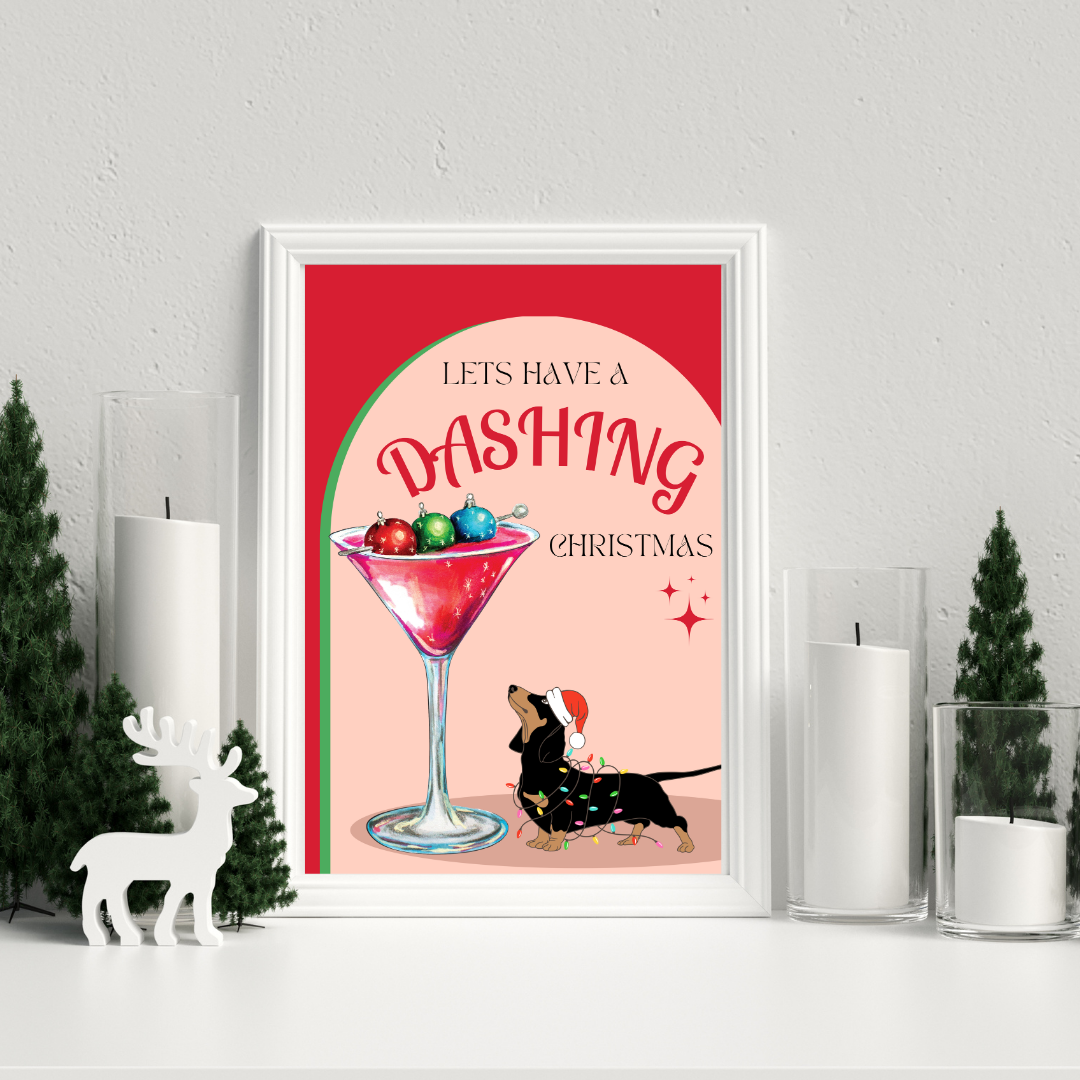 Dashing Christmas Poster