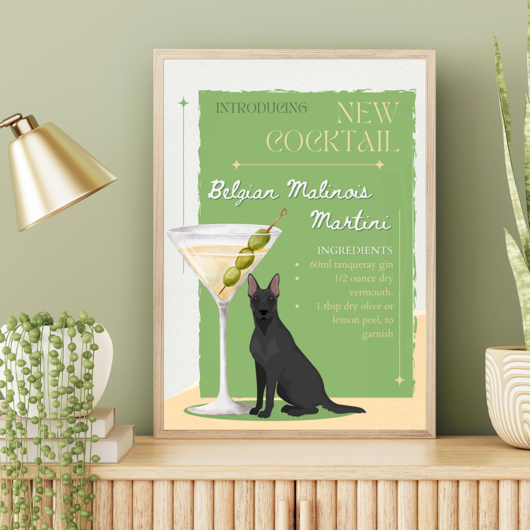 Belgian Malinois Martini