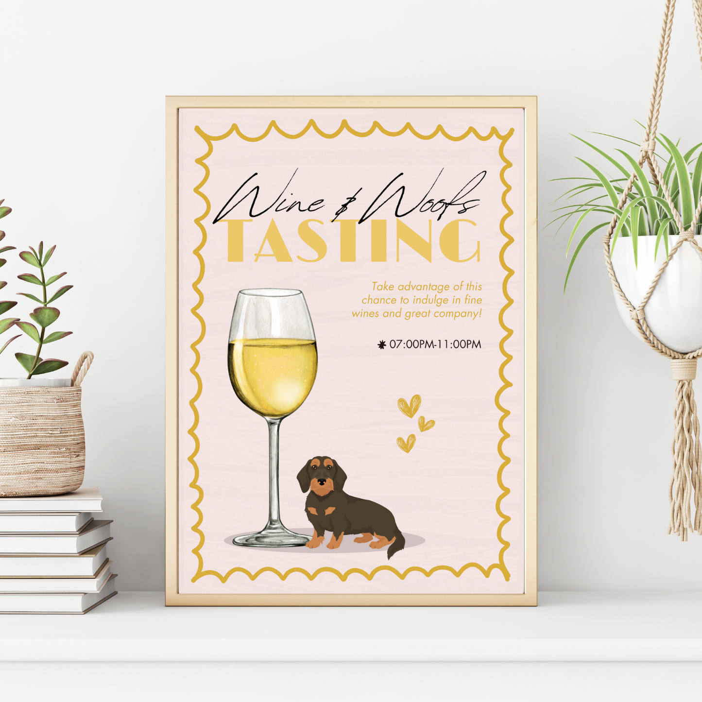 Dachshund Wire-Haired Wine