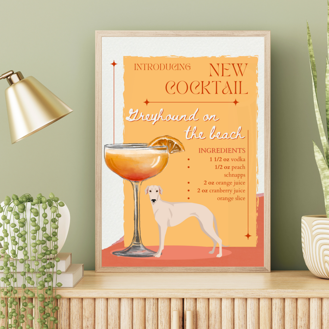 Greyhound On The Beach