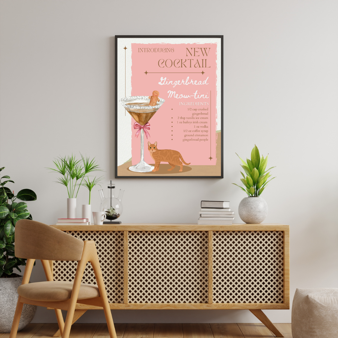 Gingerbread Meow-tini
