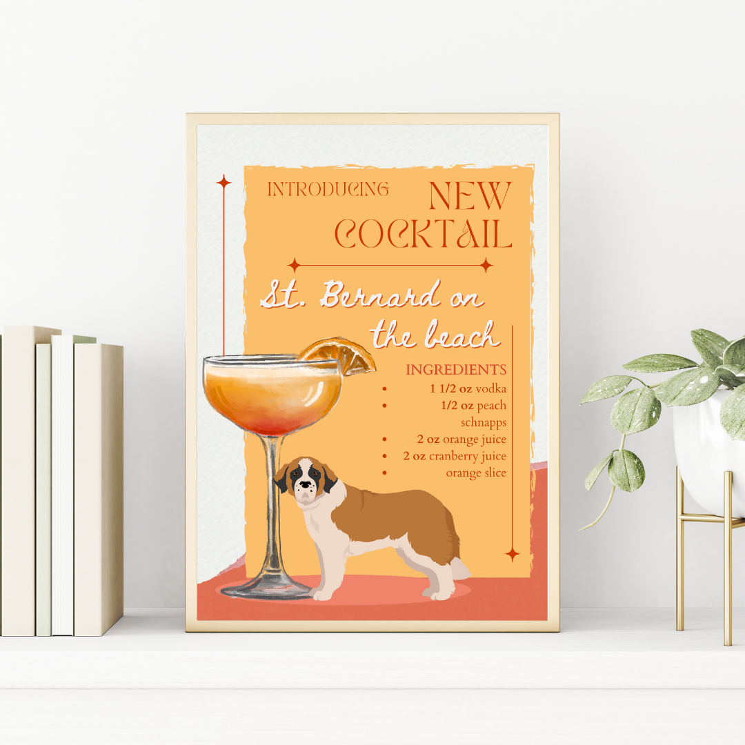 St Bernard On The Beach