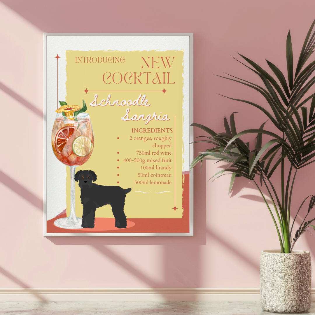 Schnoodle Sangria Poster