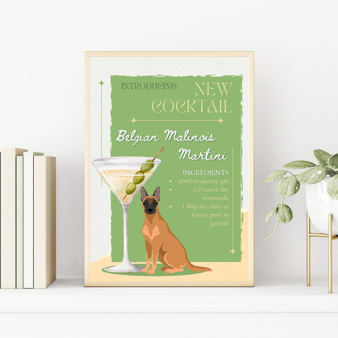 Belgian Malinois Martini
