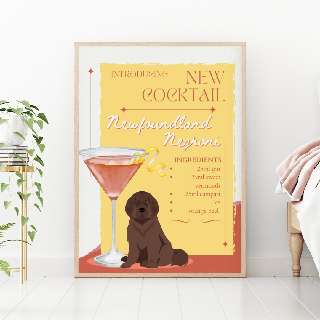 Newfoundland Negroni Poster