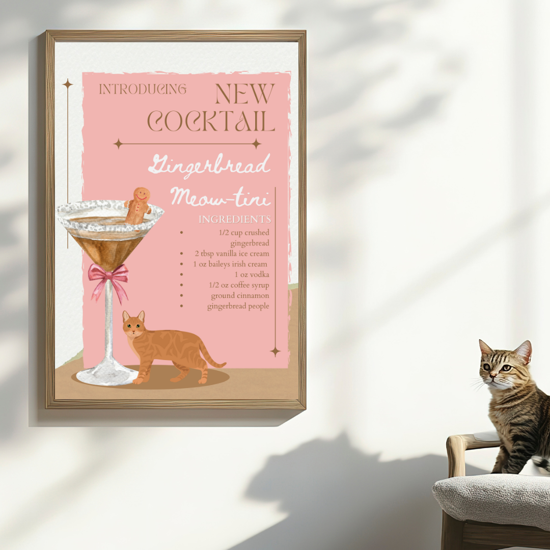 Gingerbread Meow-tini
