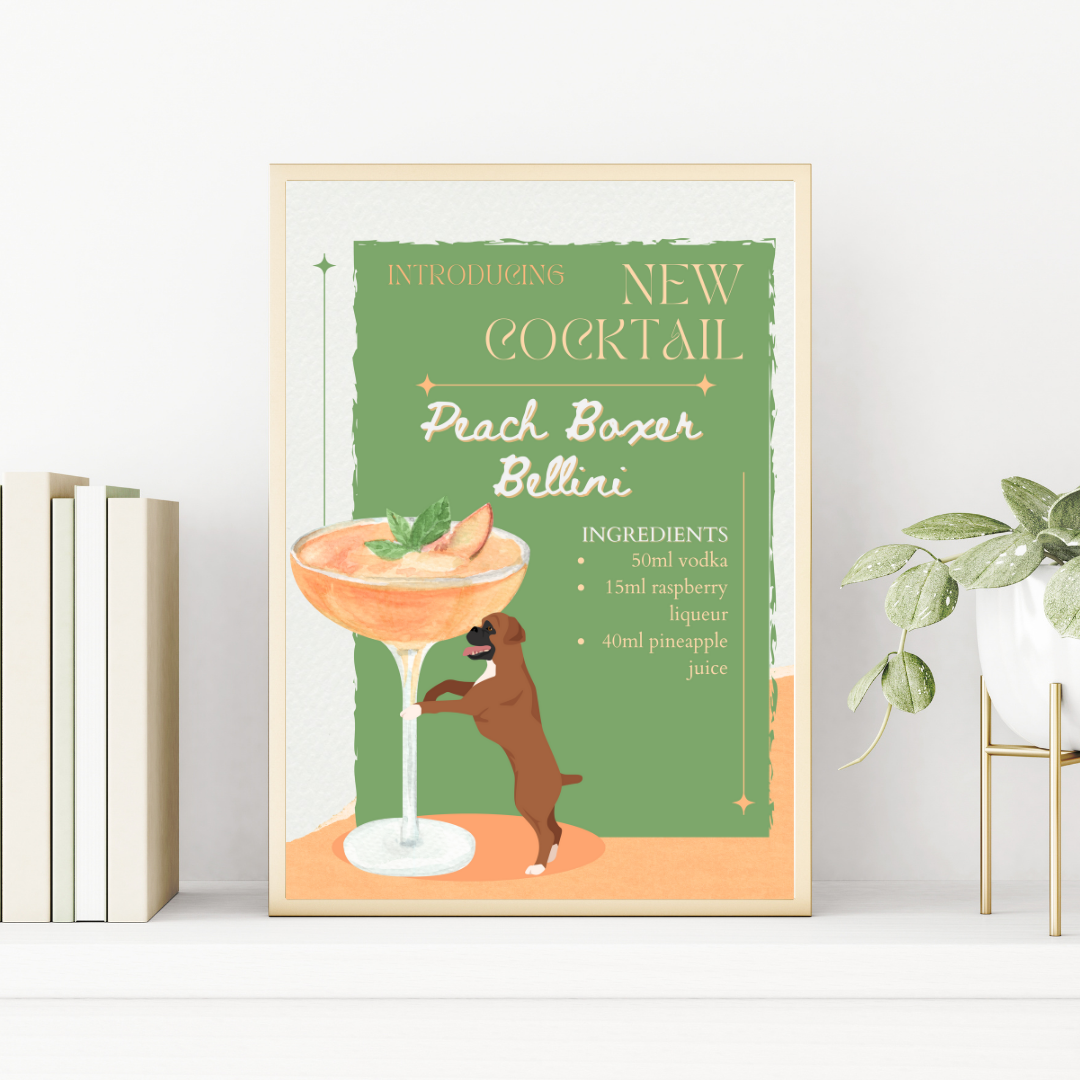 Peach Boxer Bellini