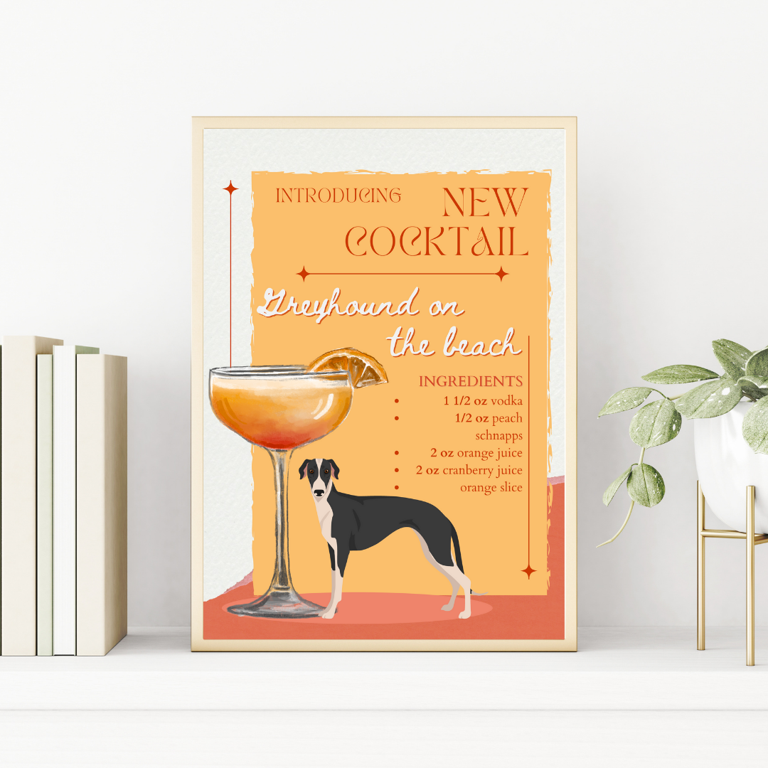 Greyhound On The Beach