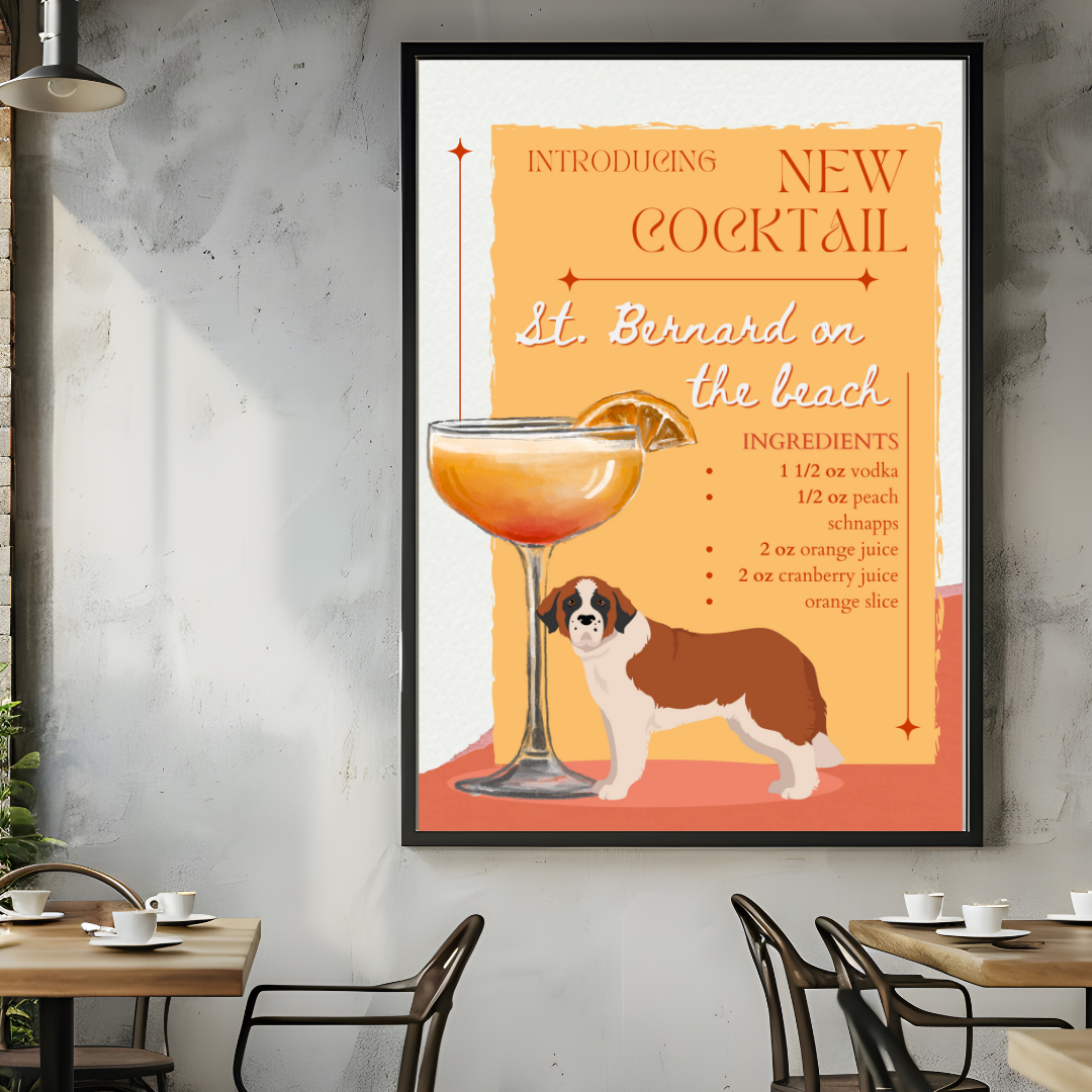 St Bernard On The Beach