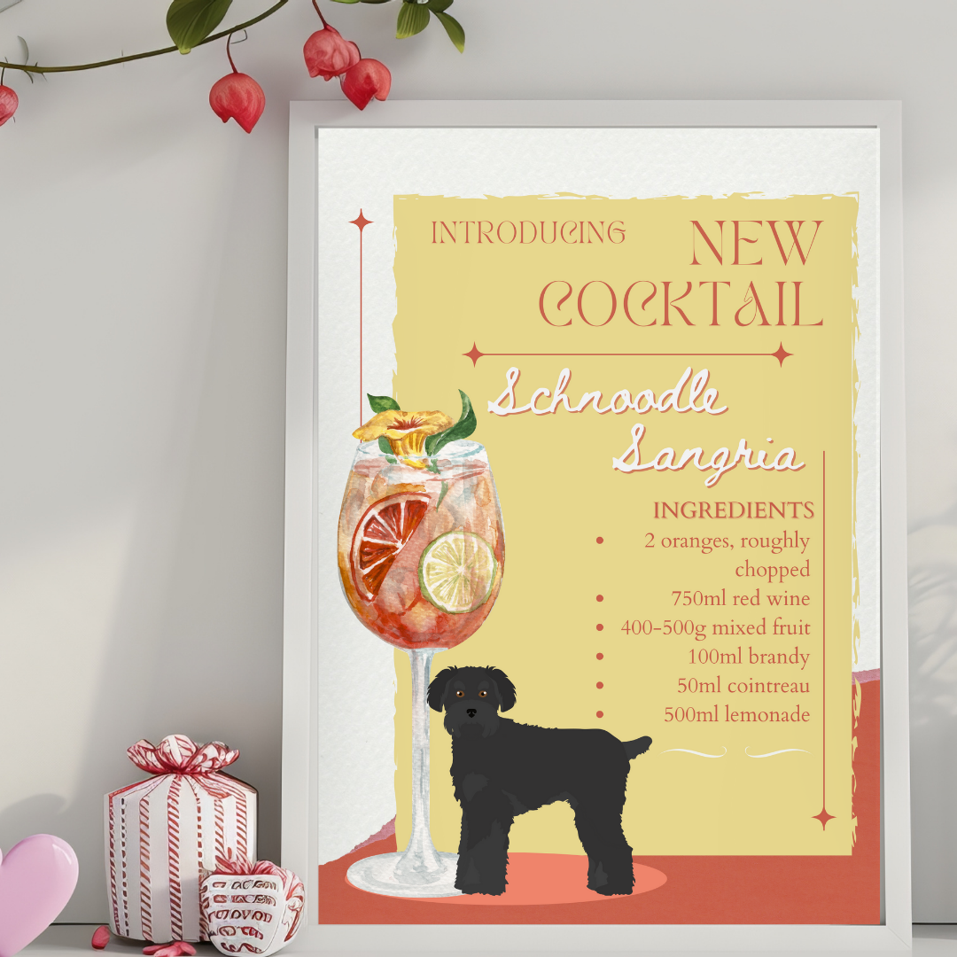 Schnoodle Sangria Poster