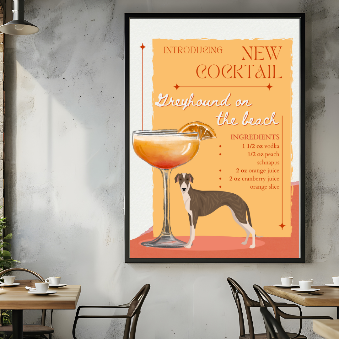 Greyhound On The Beach