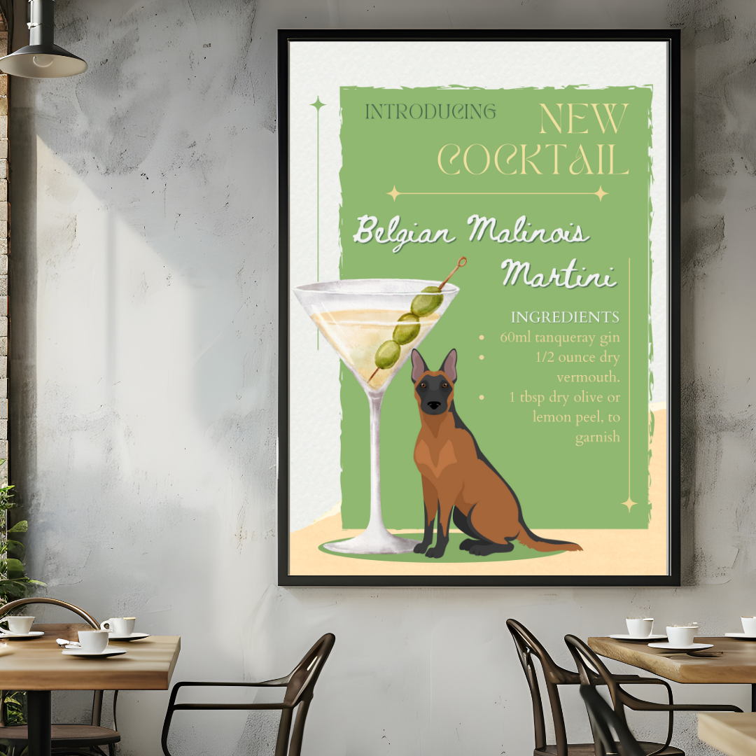 Belgian Malinois Martini