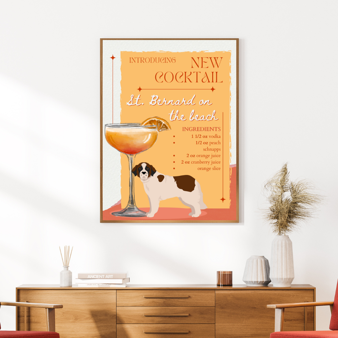 St Bernard On The Beach